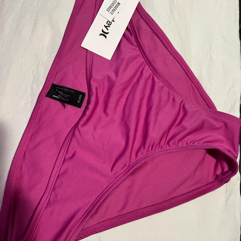 Hurley Women's Pink Swim Bottom